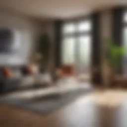 A cozy, affordable apartment showcasing budget-friendly living