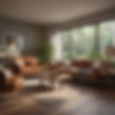 Creating a Cozy, Eco-Friendly Living Space A cozy room featuring eco-friendly decor