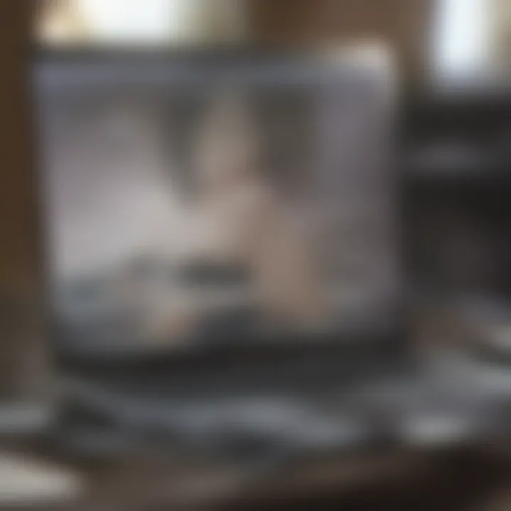 A homeowner analyzing market trends on a laptop
