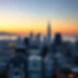 Aerial view of San Francisco skyline