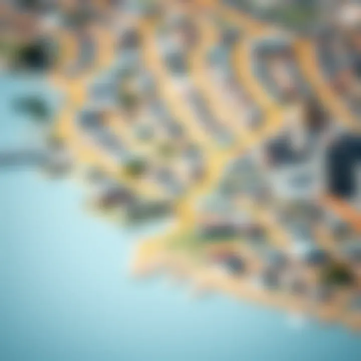 Neighborhoods in San Francisco Map highlighting different neighborhoods of San Francisco