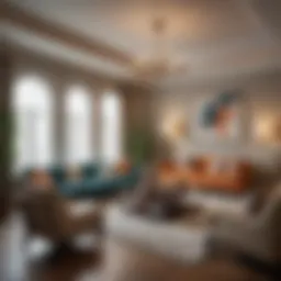 A cozy apartment with modern furnishings