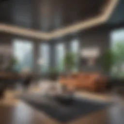 A modern office space representing a realtor's environment