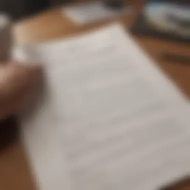 Detailed lease agreement on a table with a pen