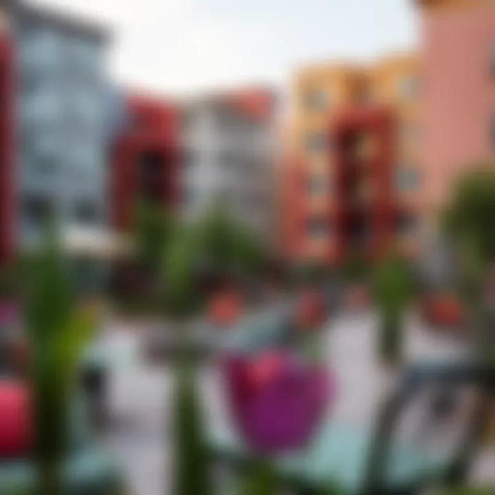 Vibrant Community Living at Nubian Square Apartments Vibrant community area showcasing outdoor spaces and social amenities