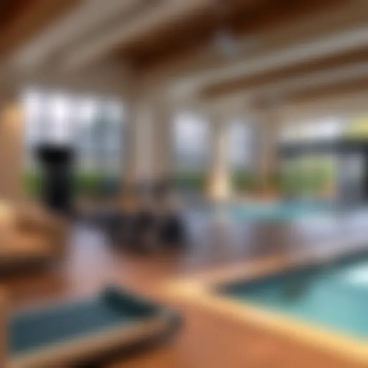 Exclusive Amenities of Park Plaza Apartments Amenities at Park Plaza Apartments, including a fitness center and pool