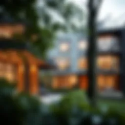 A modern rental property showcasing effective management techniques