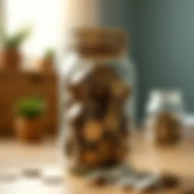 Implementing Effective Saving Strategies A stack of savings jars symbolizing smart saving strategies