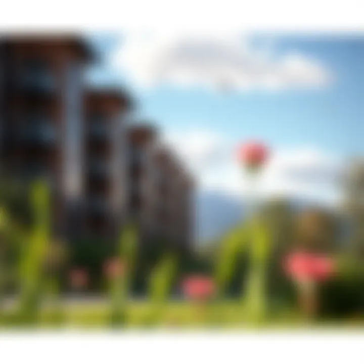 Scenic landscape surrounding Rainbow Hills Apartments emphasizing the natural beauty of the location