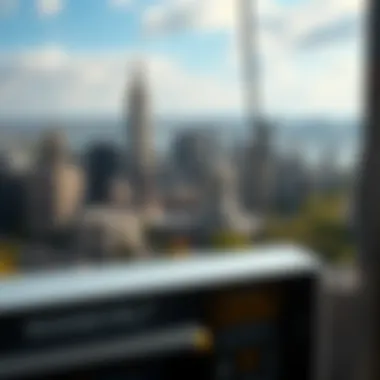 View from the Roosevelt Island tramway showcasing urban landscape