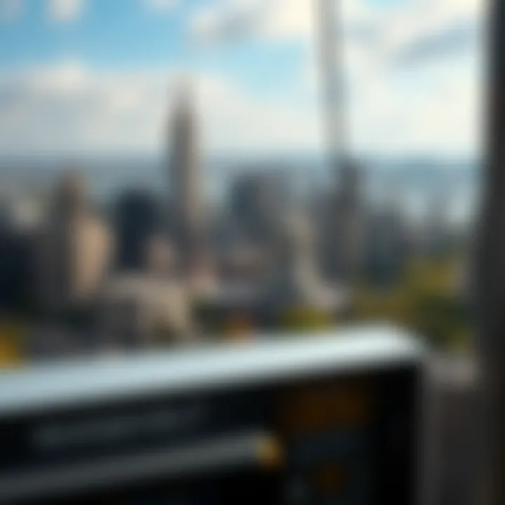 View from the Roosevelt Island tramway showcasing urban landscape