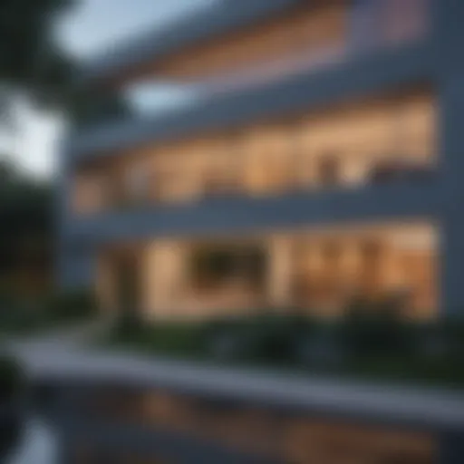 Modern architectural design in Preston Hollow