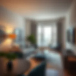 Modern NYC apartment interior showcasing style and comfort