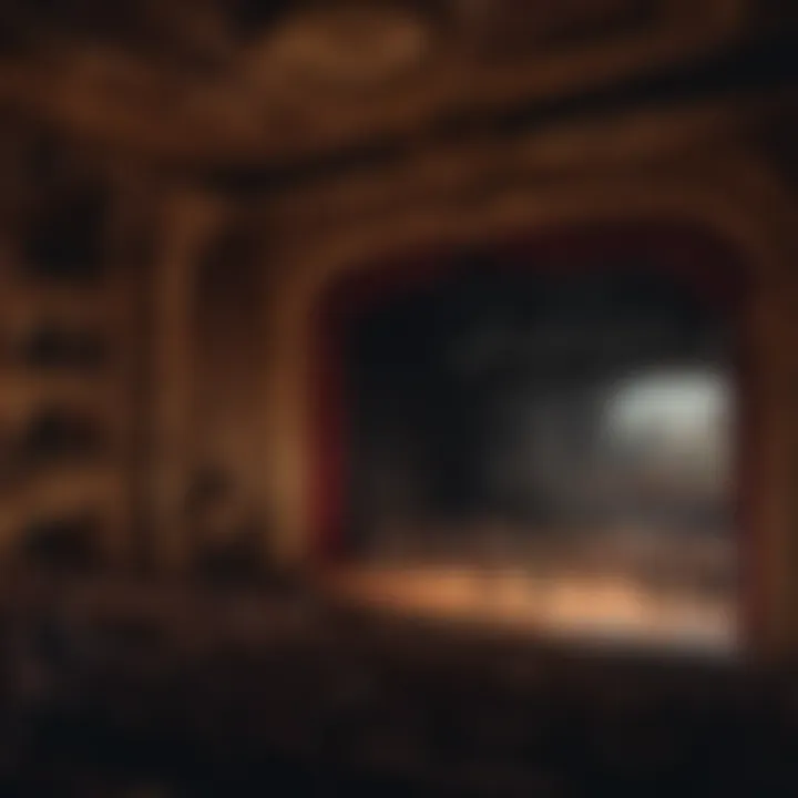 A captivating view of the stage during a live performance