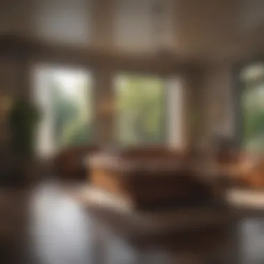 A beautifully staged home interior designed to entice buyers