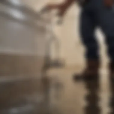 When to consider professional help for drain problems Professional plumber addressing a drain issue