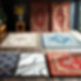 Different types of area rugs displayed elegantly