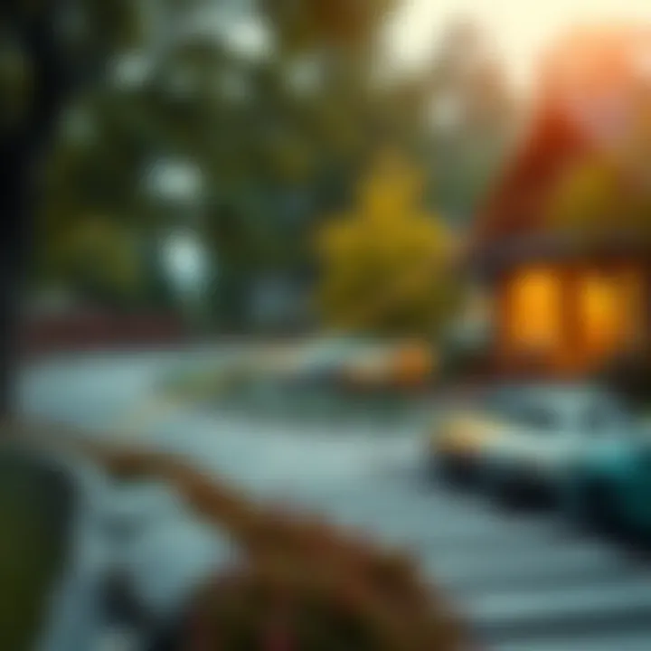 Rising Property Values Diagram showing property value increases in a seller's market