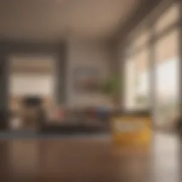 Visual representation of credit scores influenced by rent payments