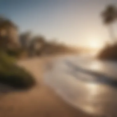 Beach View in Pacific Palisades Beautiful Pacific Palisades beach view highlighting community amenities