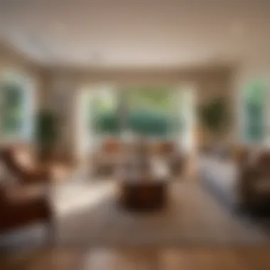 Cozy living room interior of a rental property in Pacific Palisades
