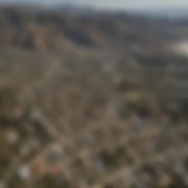 Map indicating key locations and accessibility in Pacific Palisades