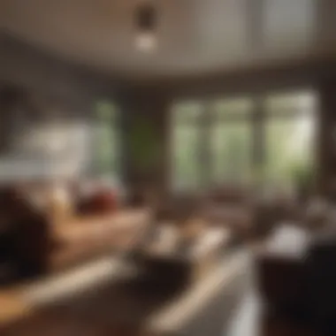 Creating a Cozy Home A cozy living room illustrating the feeling of home