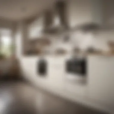Elevating Ambiance with Off White Stoves Aesthetic appeal of off white stoves enhancing kitchen ambiance