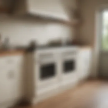 Versatile Integration of Off White Stoves Off white stove integrated into diverse kitchen styles