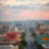 A scenic view of the Ciudad Juárez skyline