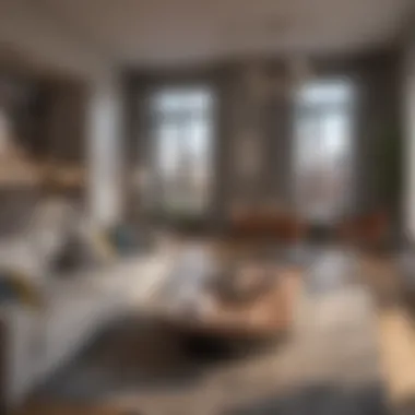 Inside Look: Modern Apartment Living in Boston Modern apartment interior showcasing design and comfort