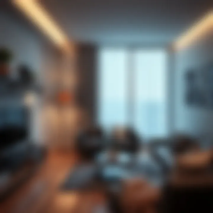 Modern Apartment Interior in Seattle Cozy Seattle apartment interior with modern design