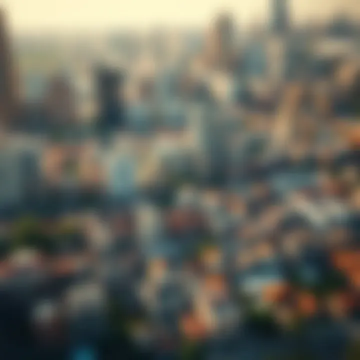 A map showcasing different neighborhoods in Chicago