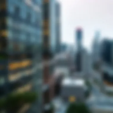 Graph illustrating rental price trends over time