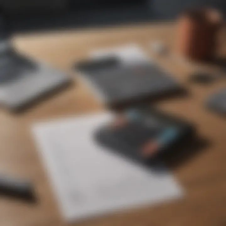 Calculator and notepad for square footage calculations