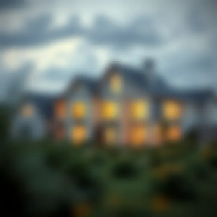 Visual representation of Loan-To-Value ratio in real estate financing