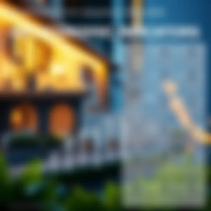 Decoding Economic Indicators in Real Estate Infographic depicting key economic indicators in real estate