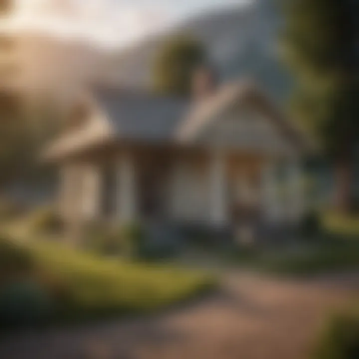 Visual representation of mortgage amortization schedule