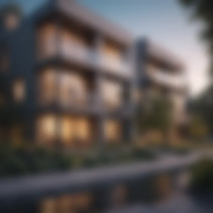 Architectural designs of various multifamily dwellings