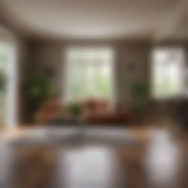 Depiction of a well-maintained rental property interior