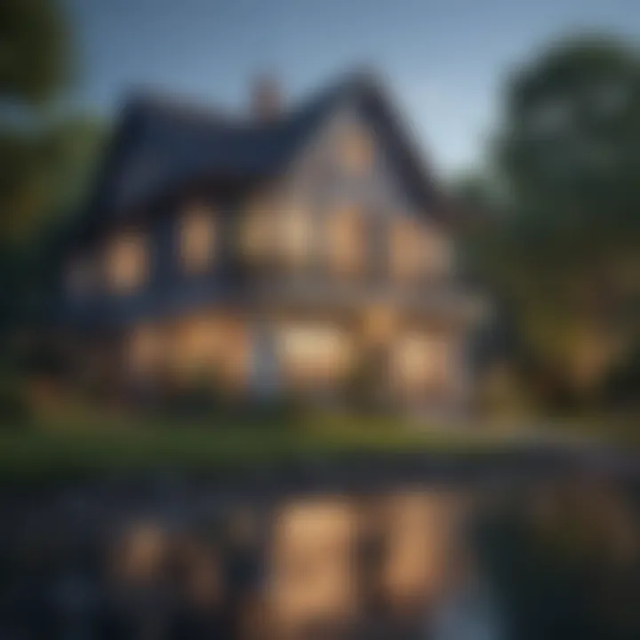 A visual representation of tax implications related to rental properties