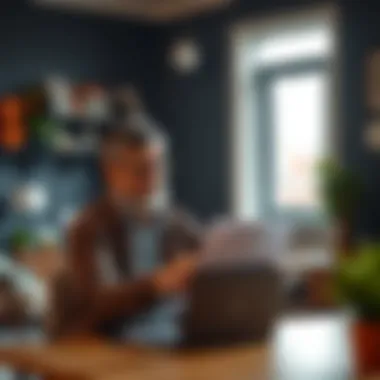 Landlord reviewing tax compliance