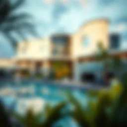 Conceptual visualization of RevPAR in hospitality management