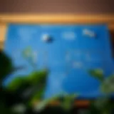 Blueprint illustration showcasing square footage calculations for a floor plan