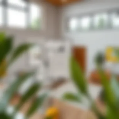 Diagram illustrating the concept of square footage in various room layouts