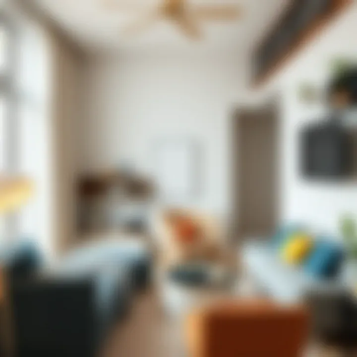 Creating Ambiance in Small Spaces Stylish decor elements enhancing a studio apartment's ambiance