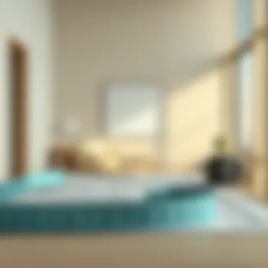 Measurement Techniques for Room Area Illustration depicting a measuring tape alongside a room layout