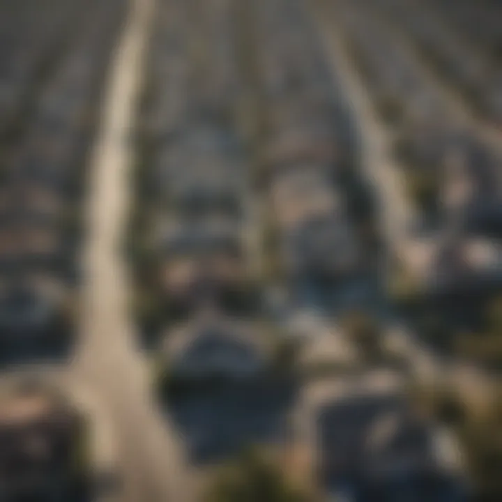 Aerial view of the Bay Area showcasing diverse neighborhoods