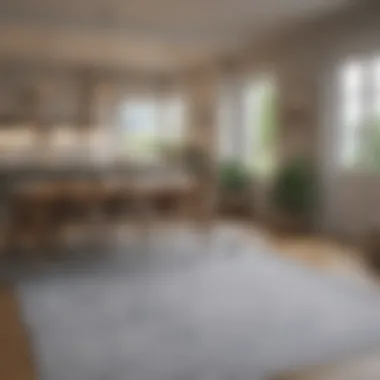 Blueprints showcasing different room layouts with square footage indications.