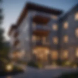 Architectural elegance of Woodside Place Apartments